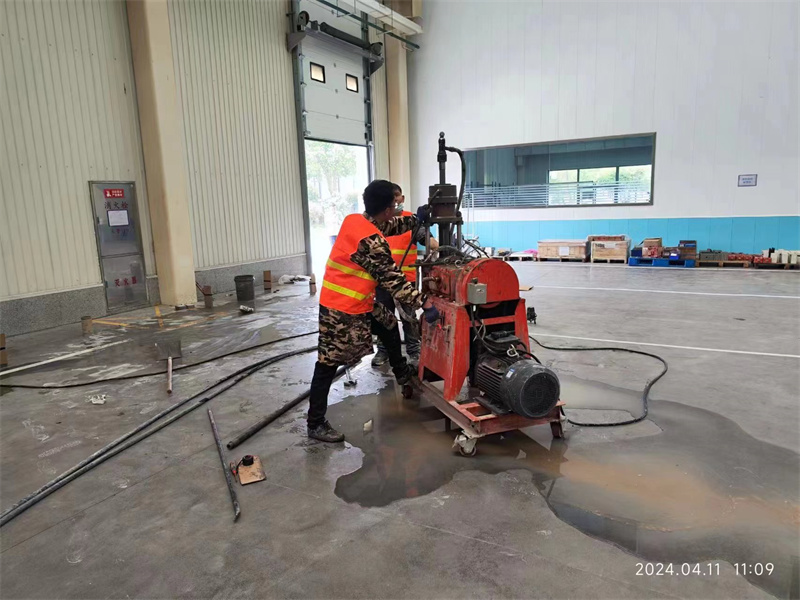 海珠厂房地面下沉塌陷注浆加固施工